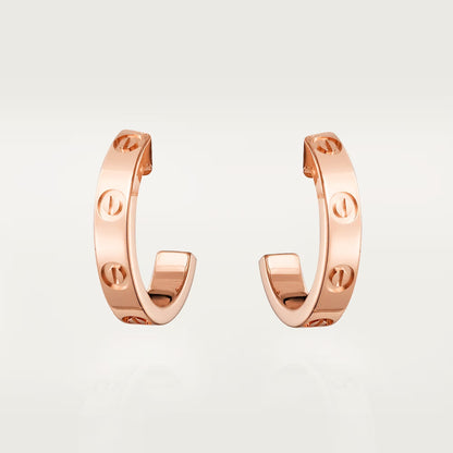 [Rani Jewelry] LOVE EARRINGS 2.65 MM NO DIAMOND SMALL