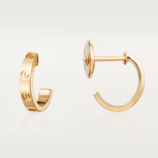 [Rani Jewelry] LOVE EARRINGS 2.65 MM NO DIAMOND SMALL