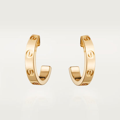 [Rani Jewelry] LOVE EARRINGS 2.65 MM NO DIAMOND SMALL
