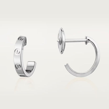 [Rani Jewelry] LOVE EARRINGS 2.65 MM NO DIAMOND SMALL