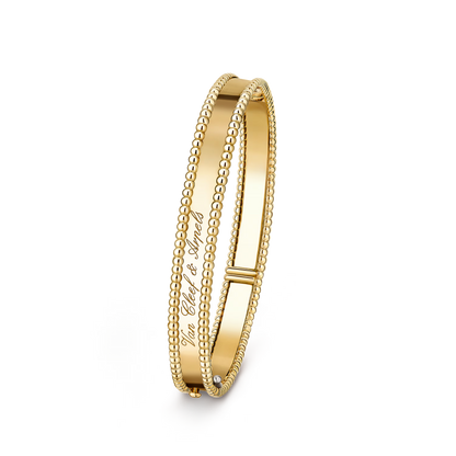 [Rani Jewelry]CLOVER PERLEE BRACELET SIGNATURE ENGRAVING SERIES