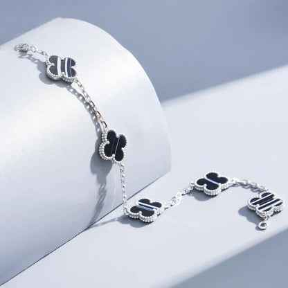 [Rani Jewelry] CLOVER 5 MOTIF PULSAR STONE BRACELET COLLECTION