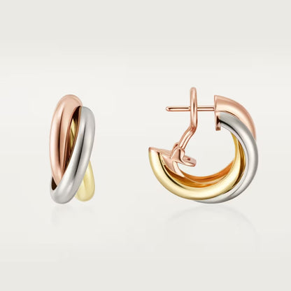 [Rani Jewelry] TRINITY ON DIAMOND CLASSIC EARRINGS