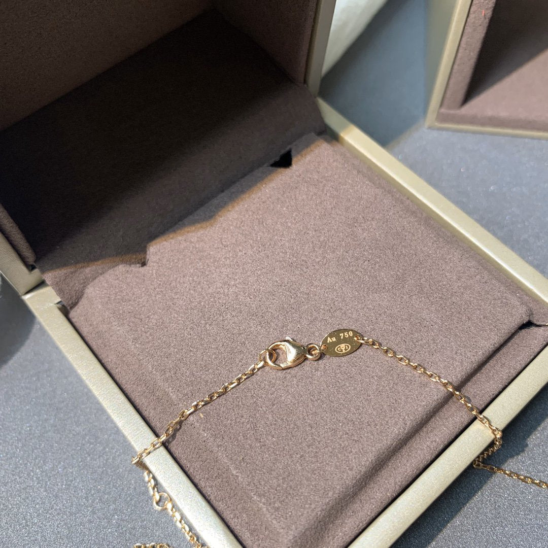 [Rani Jewelry]JEUX DE PINK GOLD DIAMOND NECKLACE