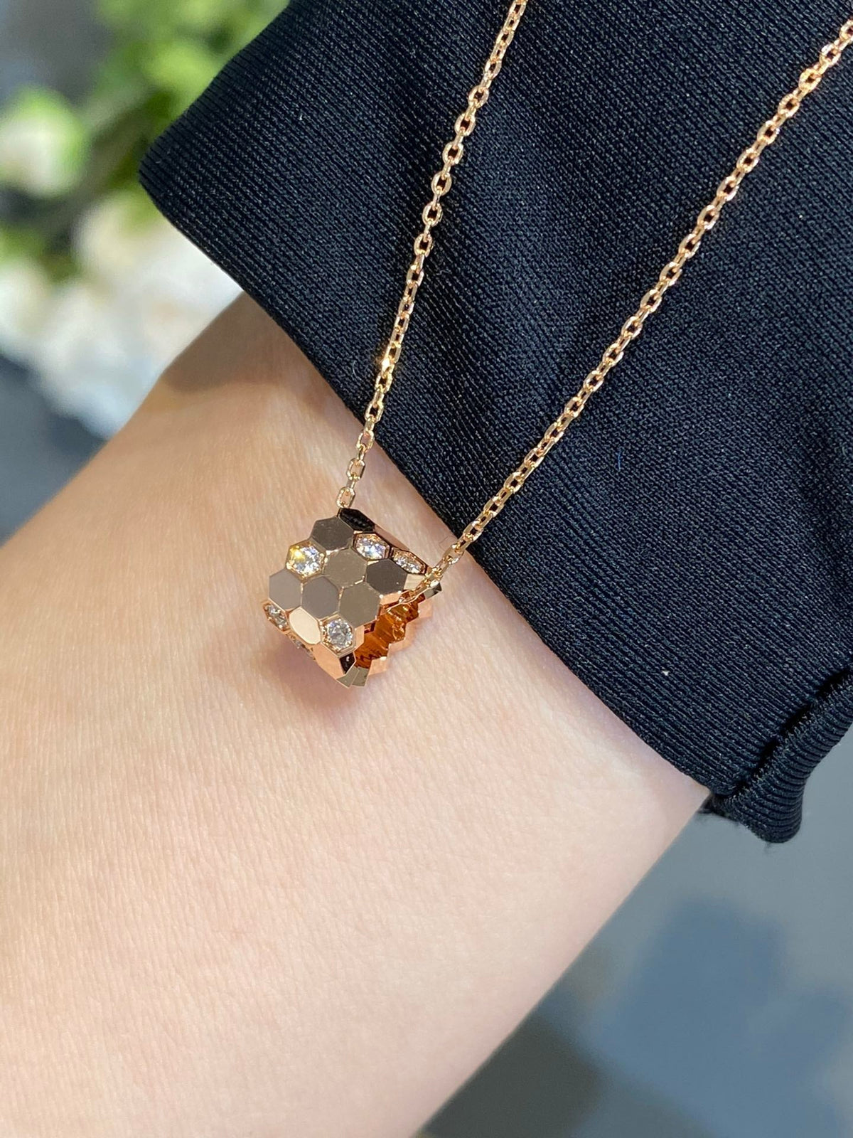 [Rani Jewelry]BEE LOVE DIAMOND NECKLACE