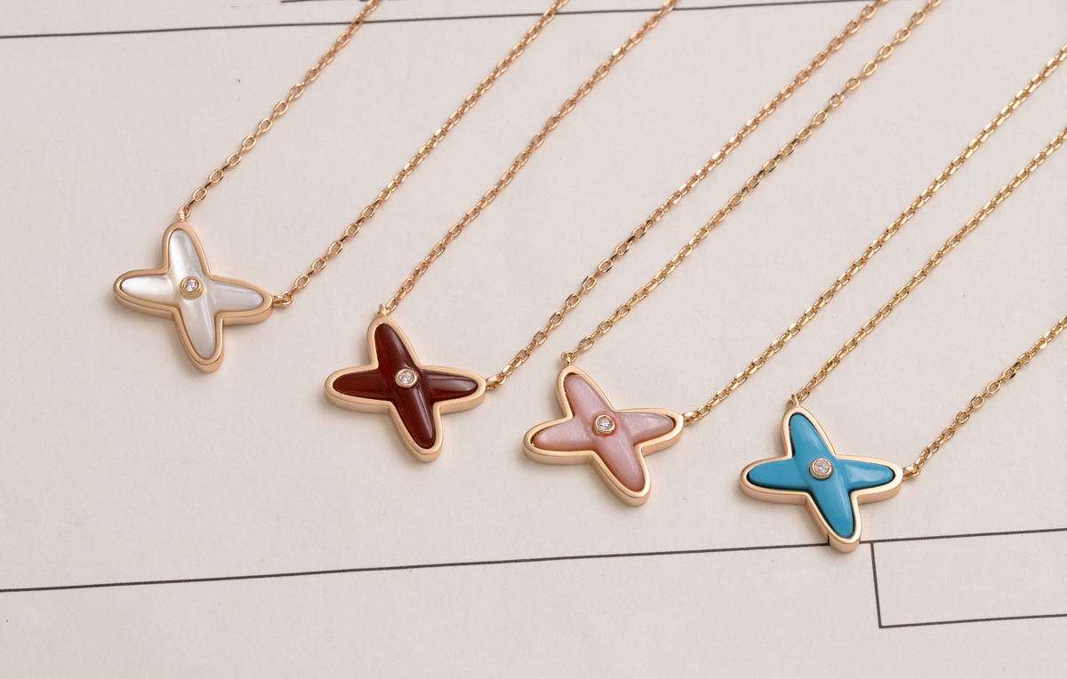 [Rani Jewelry]JEUX DE NECKLACE 1 DIAMOND