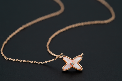 [Rani Jewelry]JEUX DE NECKLACE 1 DIAMOND