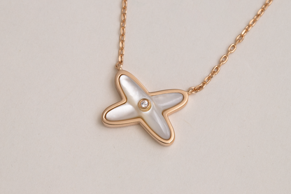[Rani Jewelry]JEUX DE NECKLACE 1 DIAMOND