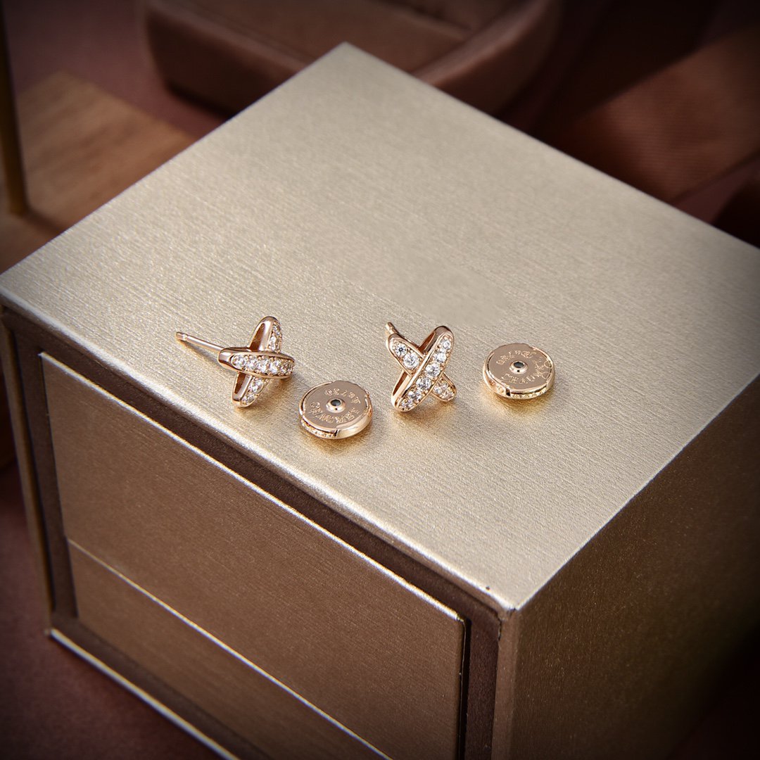 [Rani Jewelry]JEUX DE GOLD DIAMOND EARRINGS