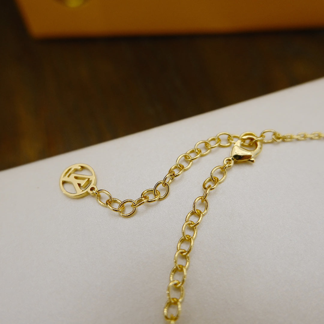 [Rani Jewelry]BLOOMING SUPPLE NECKLACE BRASS