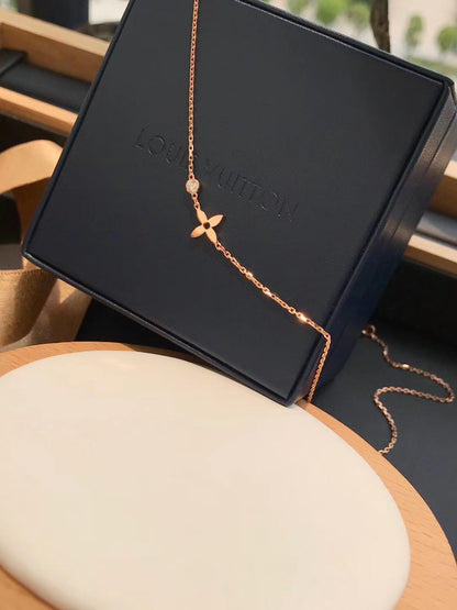 [Rani Jewelry]BLOSSOM PENDANT PINK GOLD AND DIAMOND