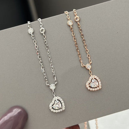 [Rani Jewelry]JOY HEART DIAMOND NECKLACE