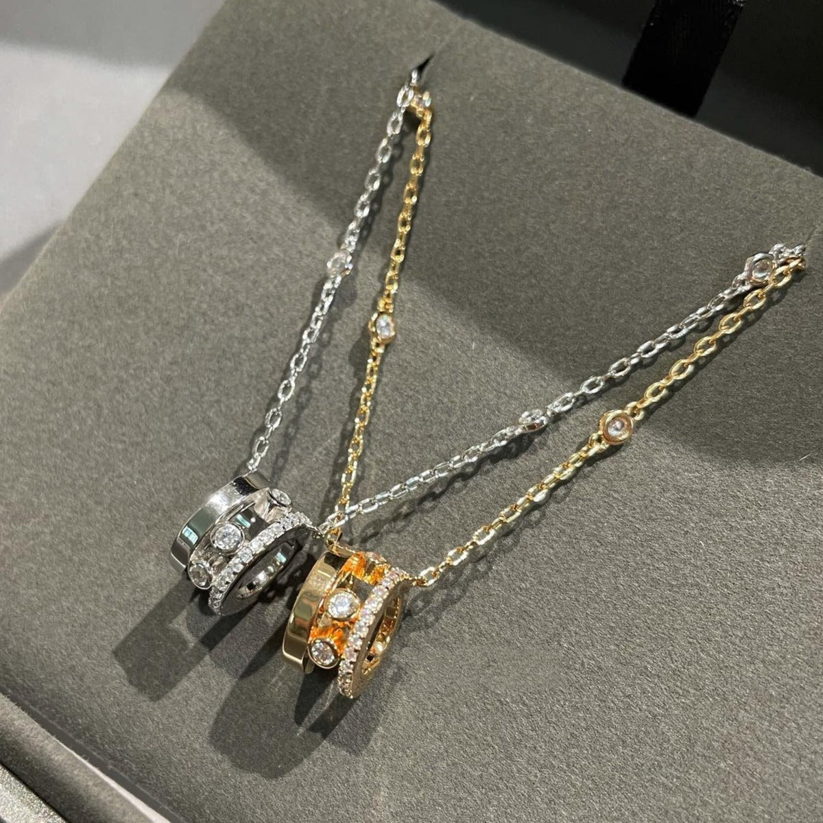 [Rani Jewelry]CHAIN MOVE ROMANE PEDAND NECKLACE