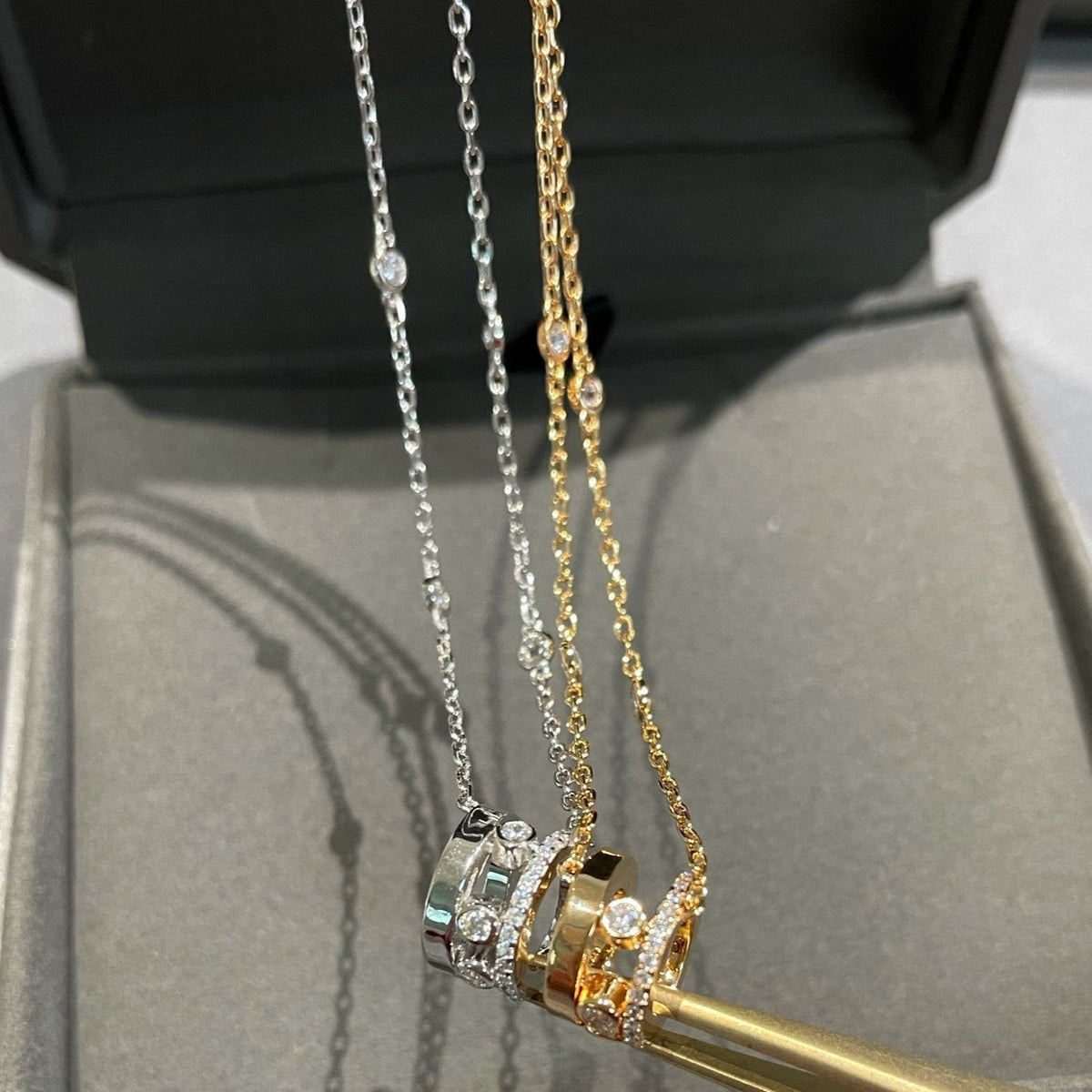 [Rani Jewelry]CHAIN MOVE ROMANE PEDAND NECKLACE