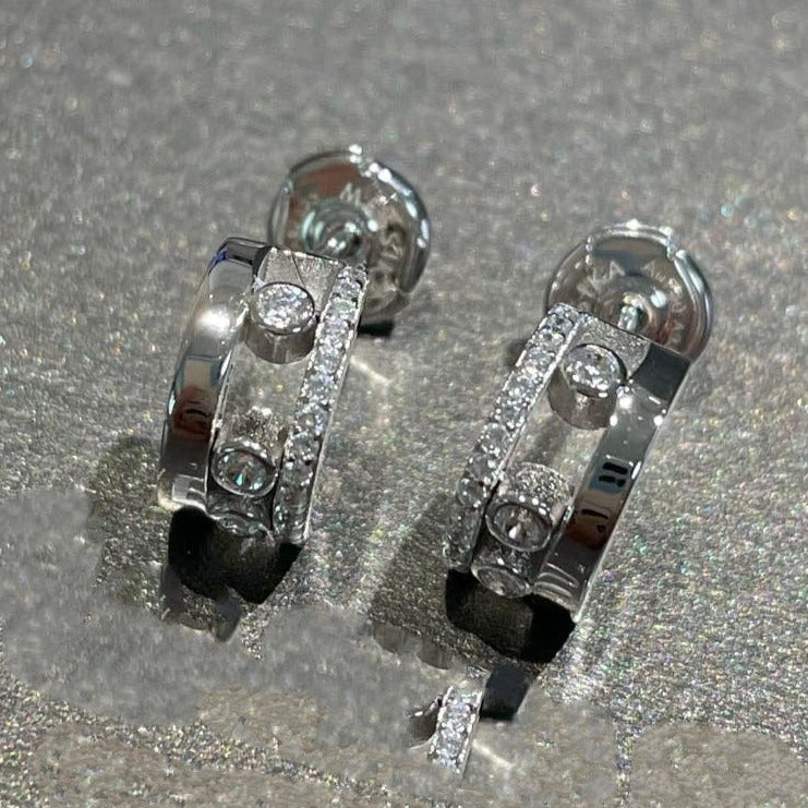 [Rani Jewelry]MOVE ROMANE EARRINGS DIAMOND
