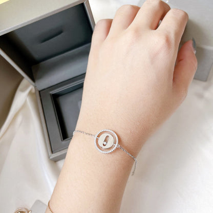 [Rani Jewelry]LUCKY MOVE PAVED DIAMOND BRACELET
