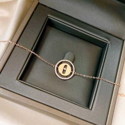 [Rani Jewelry]LUCKY MOVE PAVED DIAMOND BRACELET