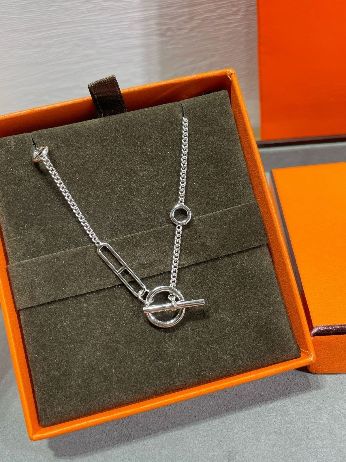 [Rani Jewelry]HM STERLING CHAINE D'ANCRE HEART