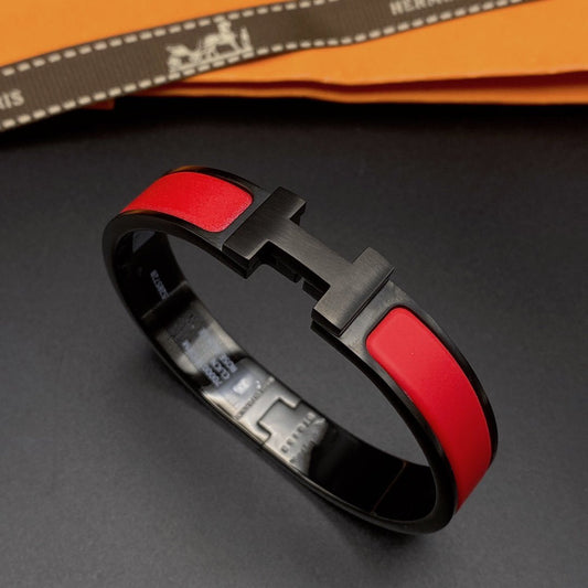 [Rani Jewelry]CLIC HM SO BLACK RED BRACELET