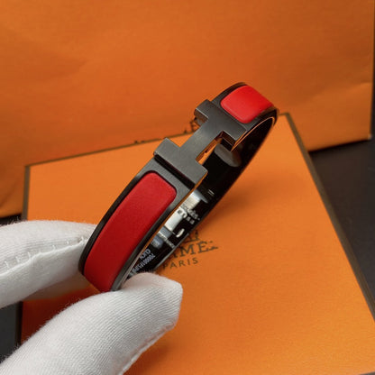 [Rani Jewelry]CLIC HM SO BLACK RED BRACELET