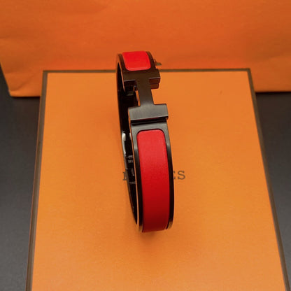 [Rani Jewelry]CLIC HM SO BLACK RED BRACELET