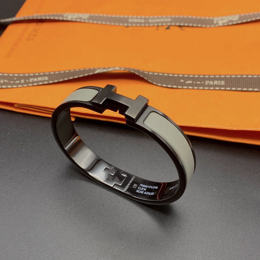 [Rani Jewelry]CLIC HM SO BLACK GREY BRACELET