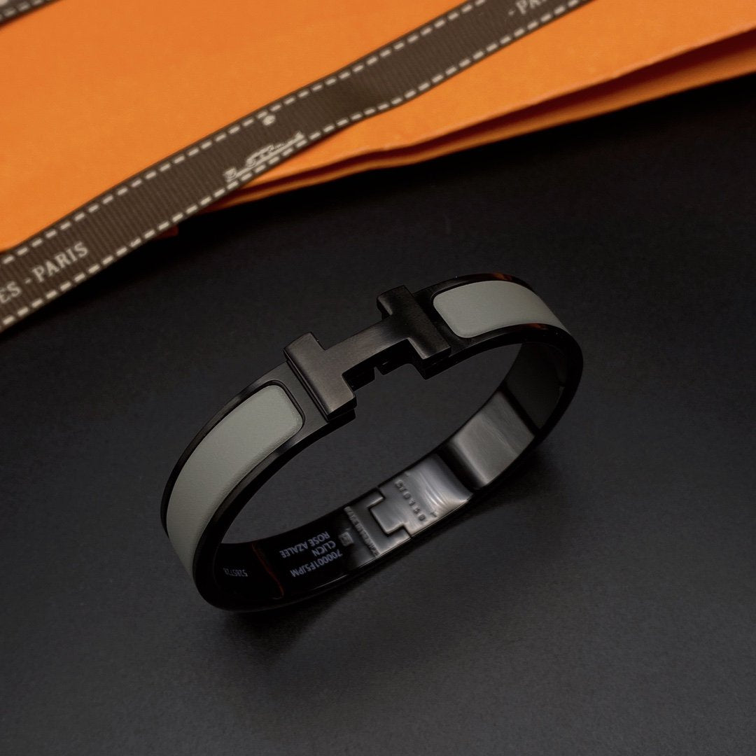 [Rani Jewelry]CLIC HM SO BLACK GREY BRACELET