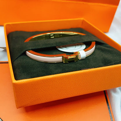 [Rani Jewelry]CLASSIC HM CLIC  PINK 8MM ENAMEL BRACELET