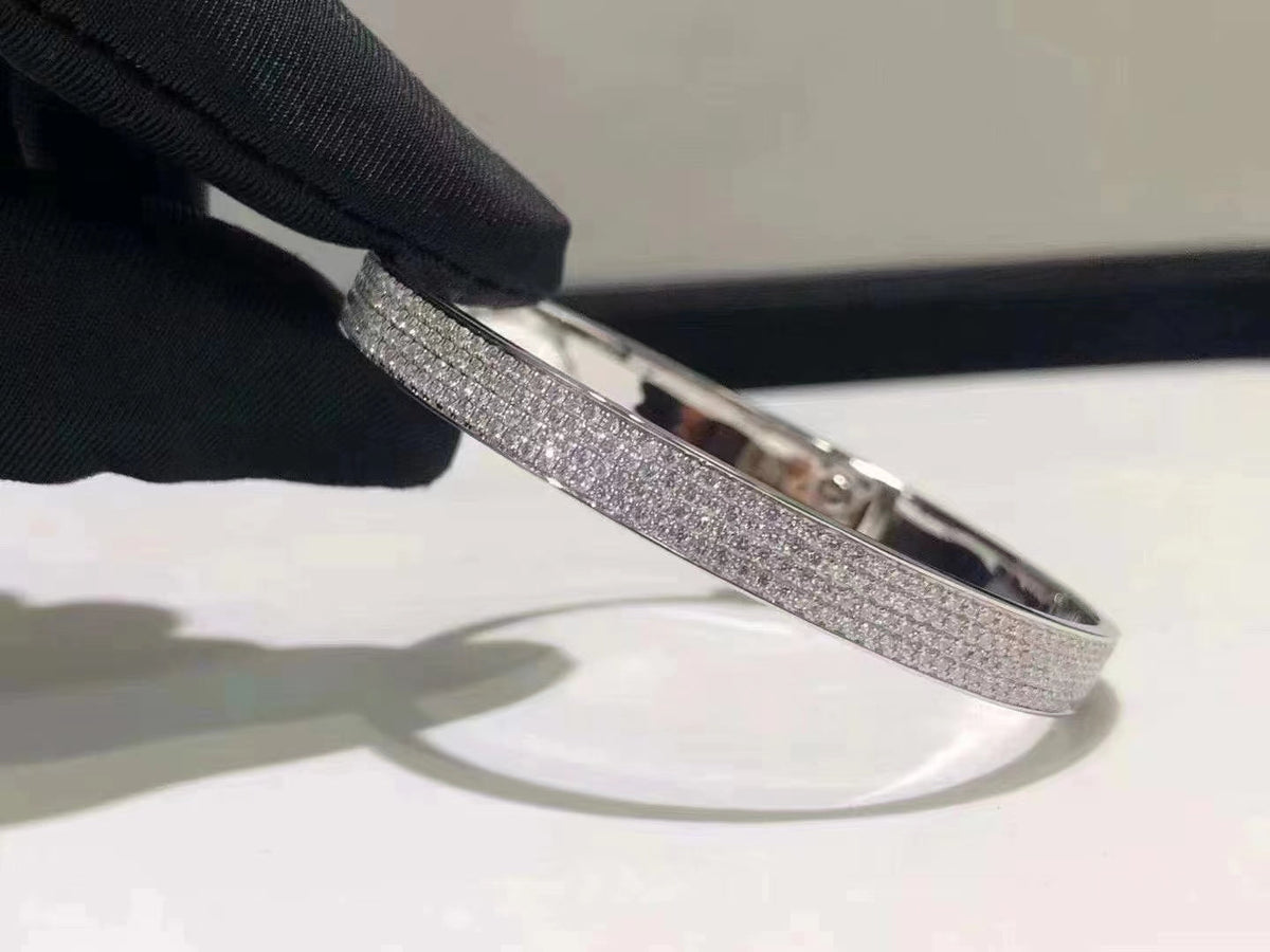 [Rani Jewelry]HM KELLY BRACELET IN SILVER AND FULL PAVE DIAMOND