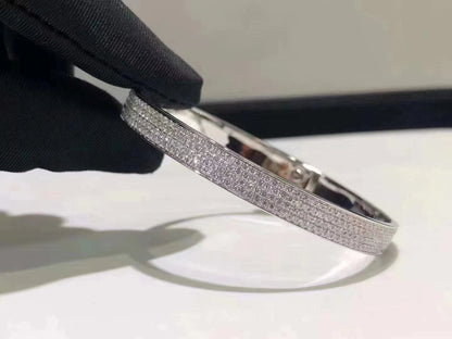 [Rani Jewelry]HM KELLY BRACELET IN SILVER AND FULL PAVE DIAMOND
