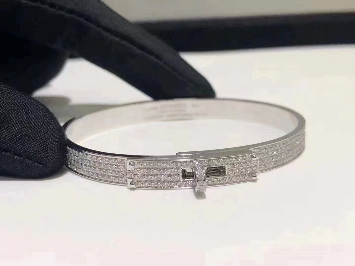 [Rani Jewelry]HM KELLY BRACELET IN SILVER AND FULL PAVE DIAMOND