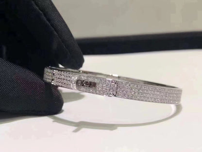 [Rani Jewelry]HM KELLY BRACELET IN SILVER AND FULL PAVE DIAMOND