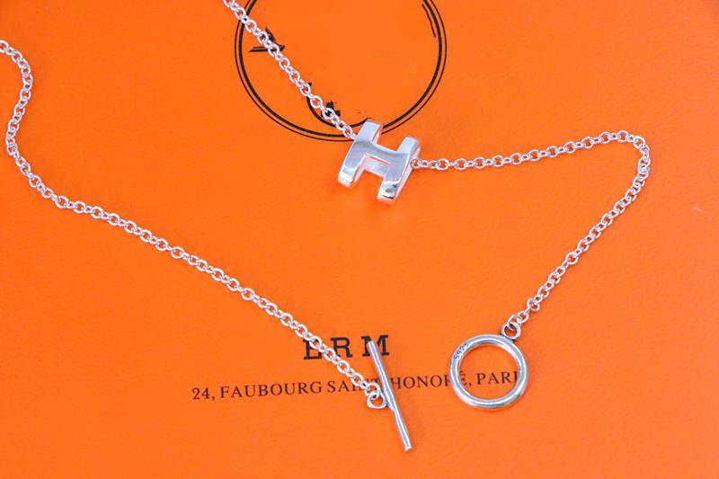 [Rani Jewelry]HM NECKLACE H LETTER OVAL SERIES