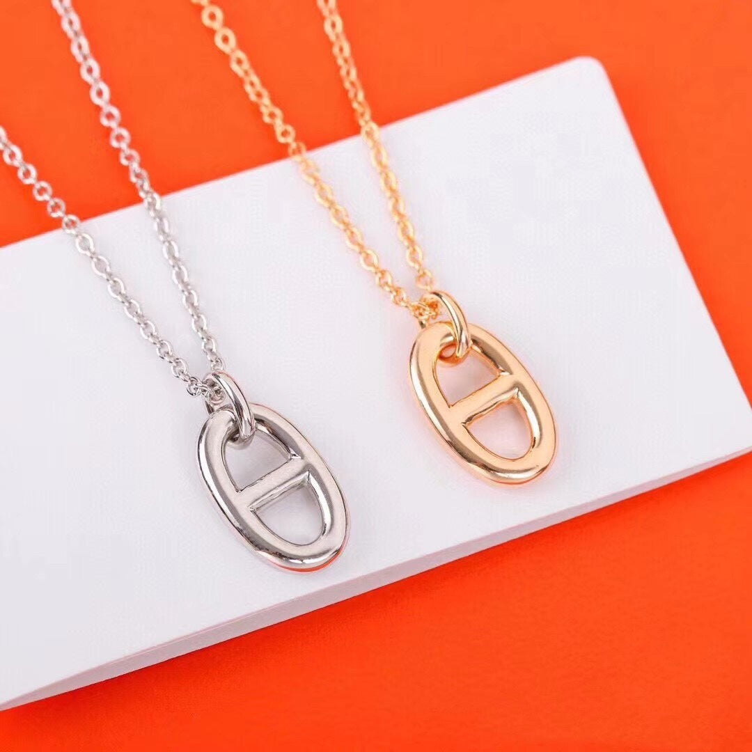 [Rani Jewelry]HM PIG NOSE NECKLACE