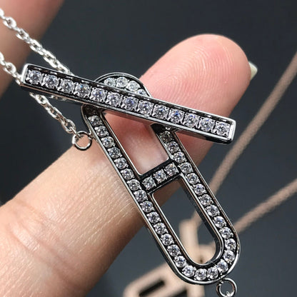 [Rani Jewelry]HM NECKLACE PLATINUM ROSE GOLD DIAMOND