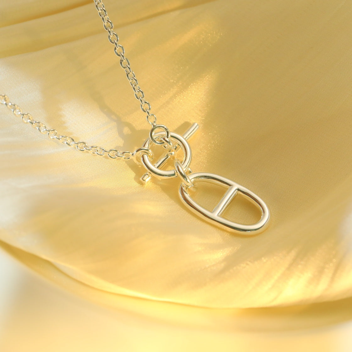 [Rani Jewelry]HM CHAINE D'ANCRE PENDANT NECKLACE STERLING SILVER