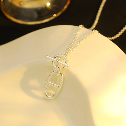 [Rani Jewelry]HM CHAINE D'ANCRE PENDANT NECKLACE STERLING SILVER