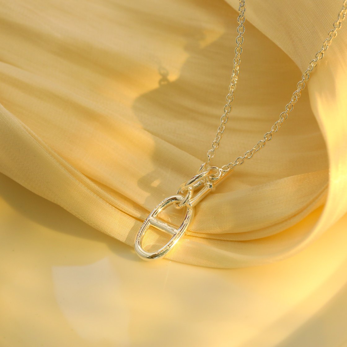 [Rani Jewelry]HM CHAINE D'ANCRE PENDANT NECKLACE STERLING SILVER
