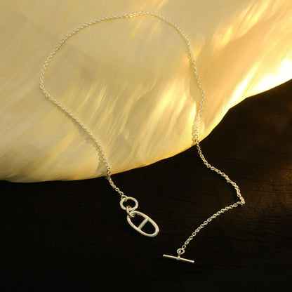 [Rani Jewelry]HM CHAINE D'ANCRE PENDANT NECKLACE STERLING SILVER