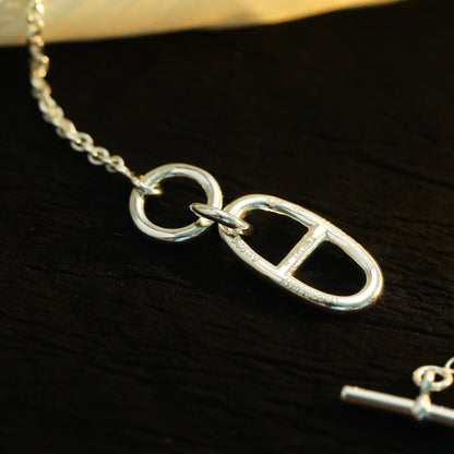 [Rani Jewelry]HM CHAINE D'ANCRE PENDANT NECKLACE STERLING SILVER