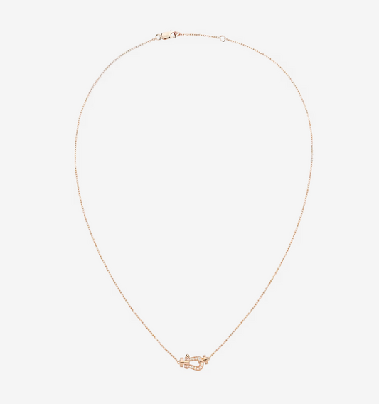 [Rani Jewelry]FORCE 10 DIAMOND PINK GOLD NECKLACE MINI MODEL
