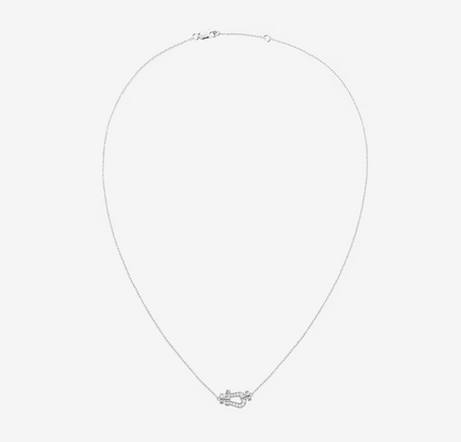 [Rani Jewelry]FORCE 10 DIAMOND SILVER NECKLACE MINI MODEL