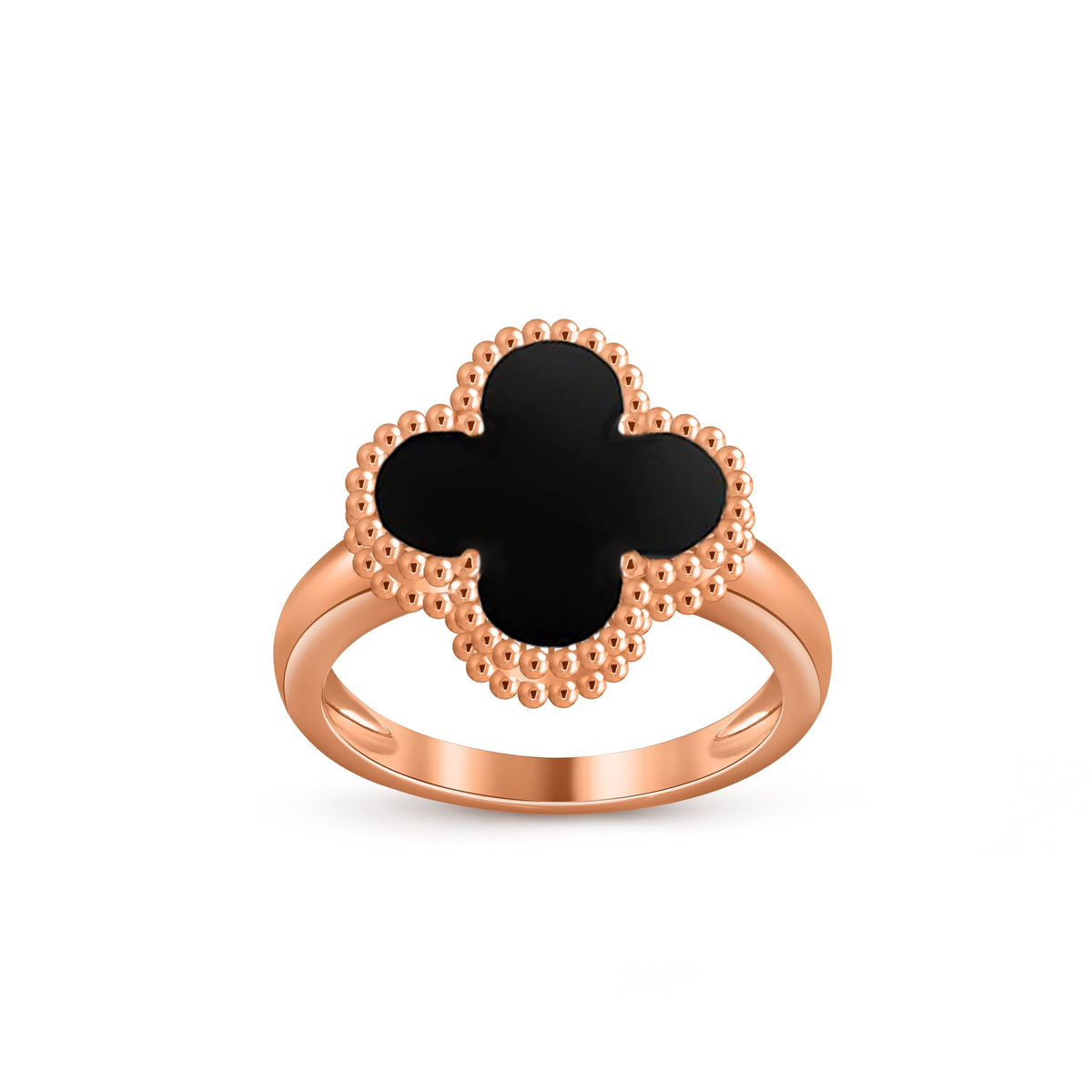 [Rani Jewelry]CLOVER RING ROSE GOLD COLLECTION