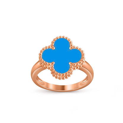[Rani Jewelry]CLOVER RING ROSE GOLD COLLECTION