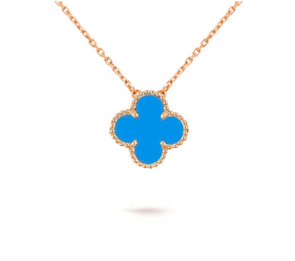 [Rani Jewelry]CLOVER 15MM SINGLE FLOWER NECKLACE COLLECTION