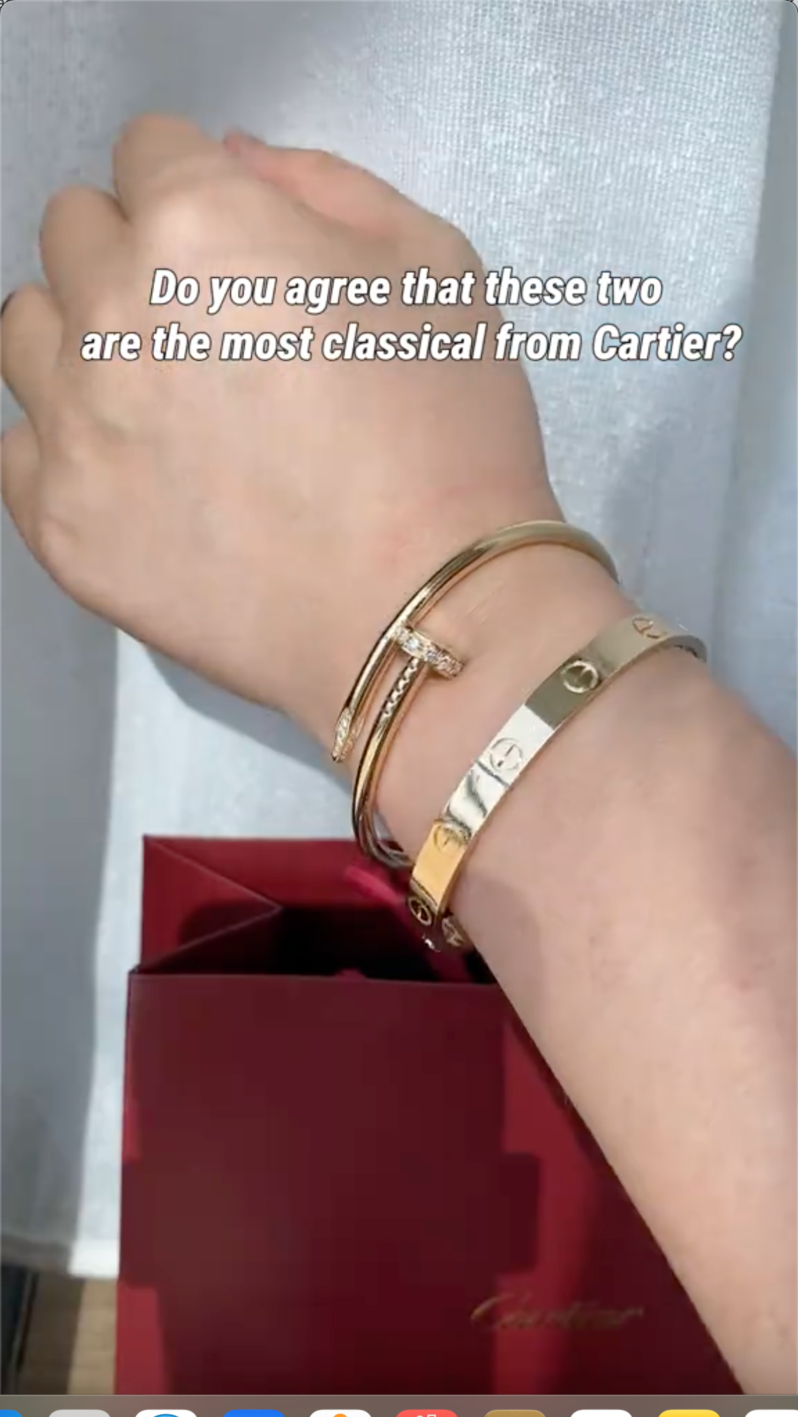 [Rani Jewelry] LOVE Classic & JUSTE Diamond Bracelet Stack Set