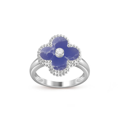 [Rani Jewelry]CLOVER SILVER DIOMND RING COLLECTION