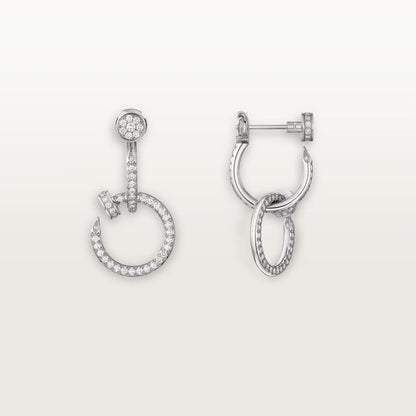 [Rani Jewelry] JUSTE FULL DIAMOND DOUBLE EARRINGS