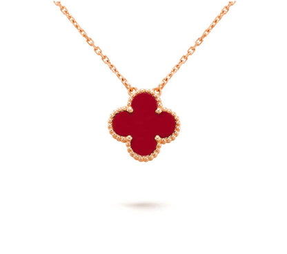 [Rani Jewelry]CLOVER 15MM SINGLE FLOWER NECKLACE COLLECTION