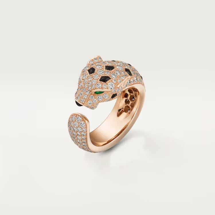 [Rani Jewelry] PANTHERE SPOTTED FULL DIAMOND MEDIUM RING